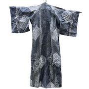Japanese Men's Cotton Yukata Summer Kimono Basket Weave Pattern BRKW1763