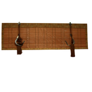 Japanese Bamboo Misu Sudare Blinds Set of 4 Engraved Hooks Box10