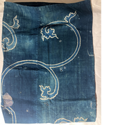 Antique Japanese Kofu Indigo Tsutsugaki Cloth Bag Old Textile BRKW190This is an0