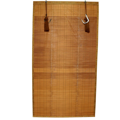 Japanese Bamboo Misu Sudare Blinds Set of 4 Engraved Hooks Box7