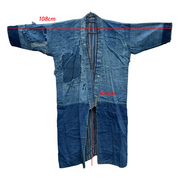 Antique Japanese Indigo Boro Noragi Jacket Patchwork Early Meiji BRKW1738
