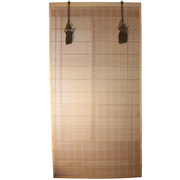 Japanese Vintage Woven Bamboo Ozashiki Sudare Misu Blinds Set of 2 VG42322