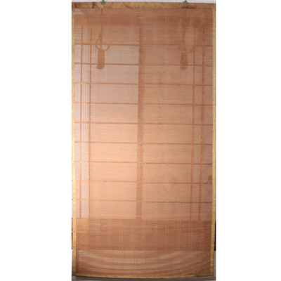 Japanese Vintage Woven Bamboo Ozashiki Sudare Misu Blinds Pair Set VG4244