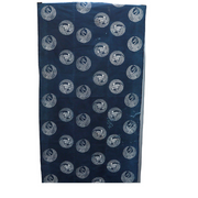 Meiji Period Japanese Indigo Katazome Cotton Fabric Crane Turtle BRKW1783