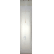Japanese Antique Kakemono Hanging Scroll Hakuzosu White Fox Monk Paper Boxed5