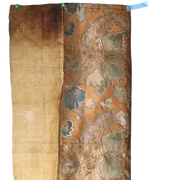 Antique Japanese Buddhist Kinran Brocade Temple Banner Dynamic Dragon Motif18