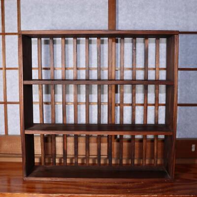 Japanese wooden decorative Shelf Soba choko display board stand WO311 -1