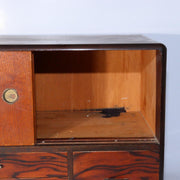 Vintage Japanese style Storage Box Drawers Sliding Doors Shelf Drawer WBX254