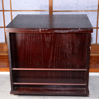 Japanese wooden box chest of drawers Book Display Rack Foldable desk Funa Tansu