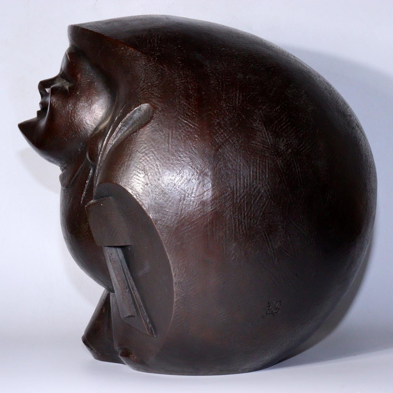 Japanese Bronze Daikokuten Ornament Okimono Saegusa Sotaro signed BOS829