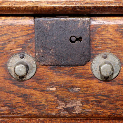 Japanese Antique Safe cash register wooden Money Box Chest drawer WBX229