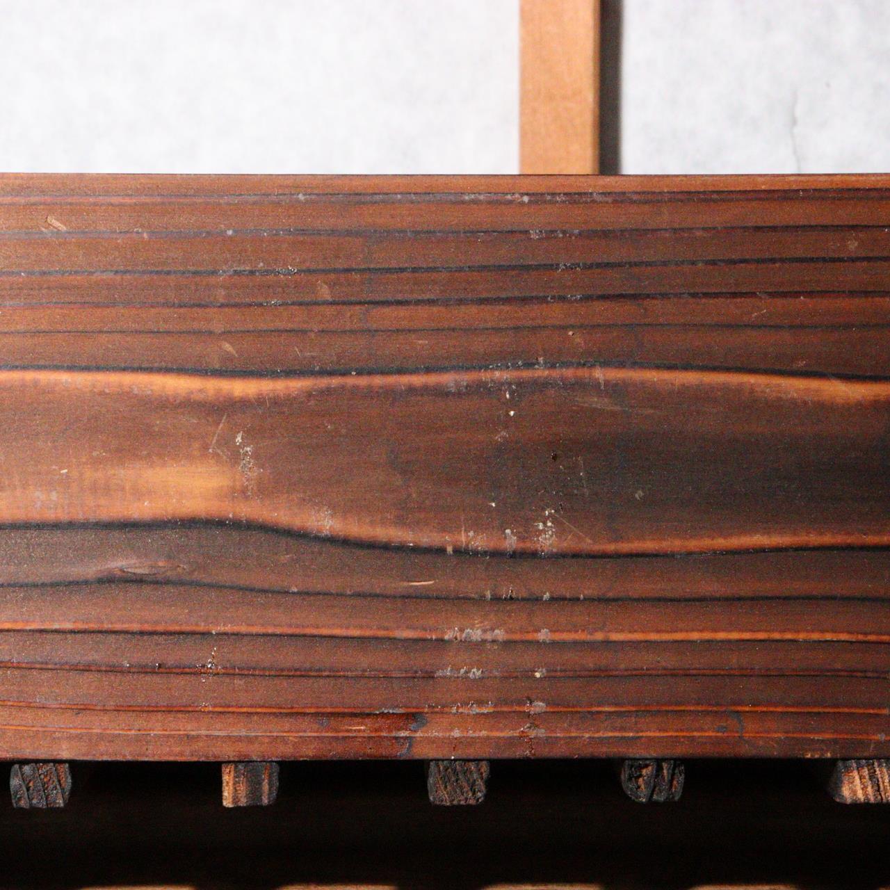 Japanese wooden decorative Shelf Soba choko display board stand WO311 -1