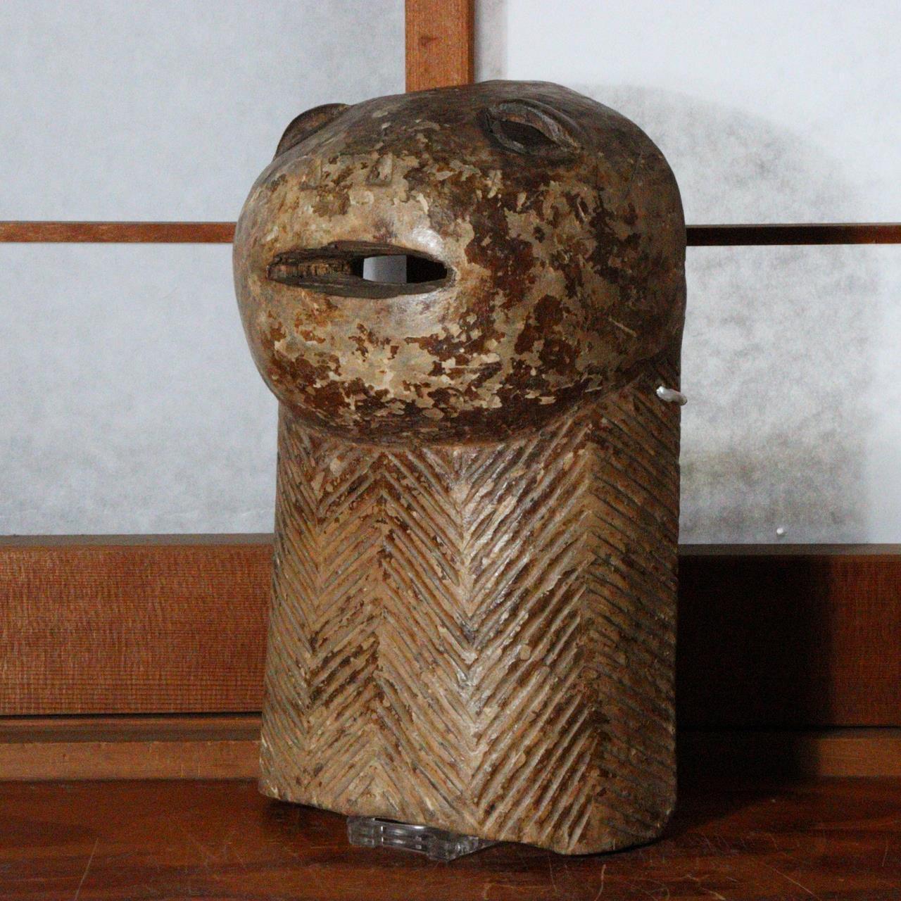 Authentic Chokwe Tribal Mask from the Congo Symbol of Ancestry and Tradition