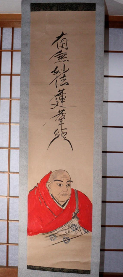 Japanese 4 Kakejiku Lotus Sutra related hanging scroll Buddhist art Emakimono