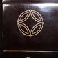 Japanese Antique Wajima nuri wooden Jubako Black gold Shippo makie lacquer box