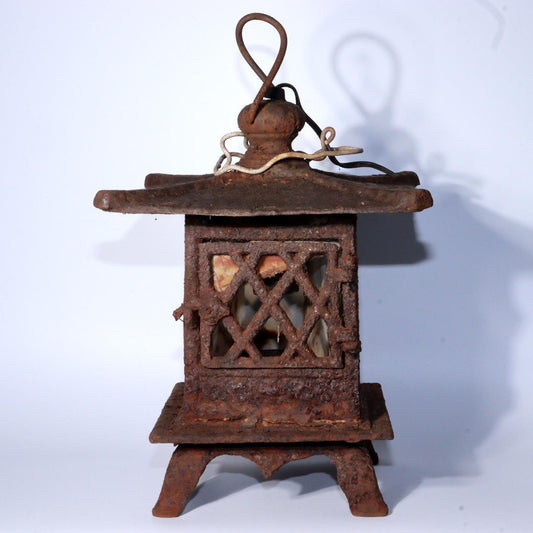 Japanese Iron Hanging lantern temple Buddhism BOS855