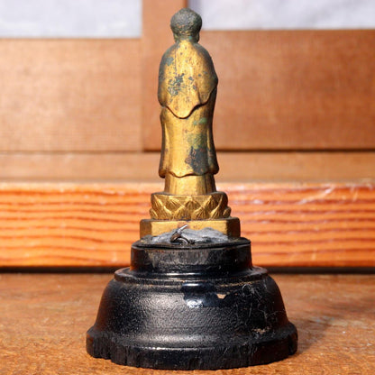 Japanese Seven Items  Antique Bronze Buddhism Buddha statue etc BOS825