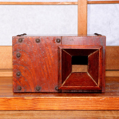 Japanese wooden small Money Box Zenibako Senryobako Tansu Chest WBX226