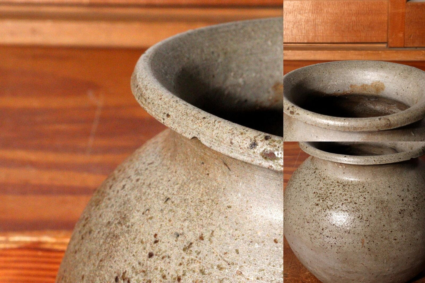 Unified Silla Period Pot Korean Antique stoneware vase Pottery Sake Jar KRS149