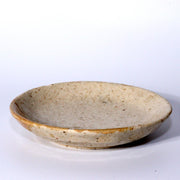 Japanese Antique Shino ware small plate Pottery Ceramic Early Edo Period