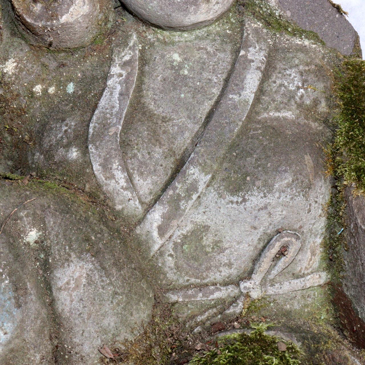 Japanese Antique Stone Buddha Dosojin Garden Ornament Seki butsu SDB110