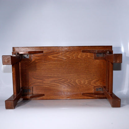 Japanese wooden folding rectangular table Chabudai decorative stand WO343