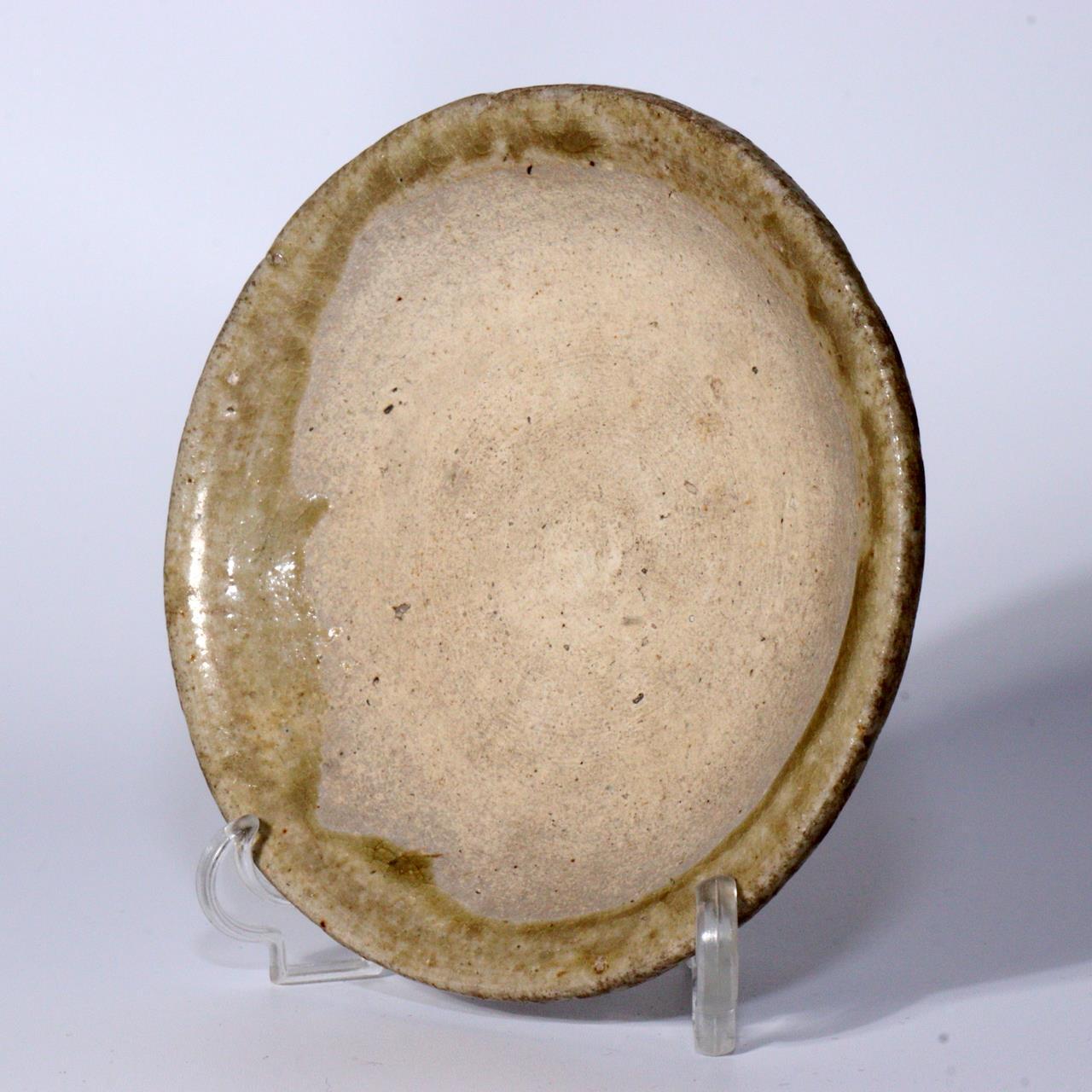 Japanese Antique Seto ware Small Plate sakazuki Yamahai Kamakura Period PCP218