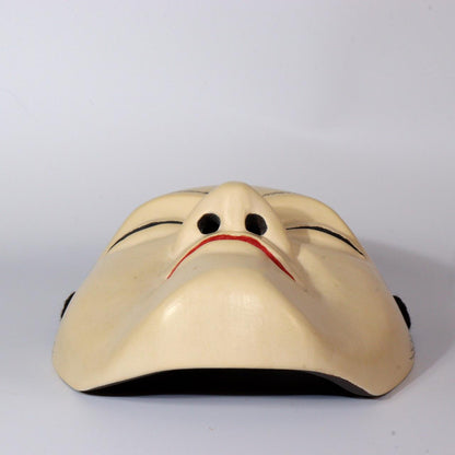 Japanese wooden Noh mask Yoroboshi Poignant Dignity Exiled Royalty Douji MSK4923