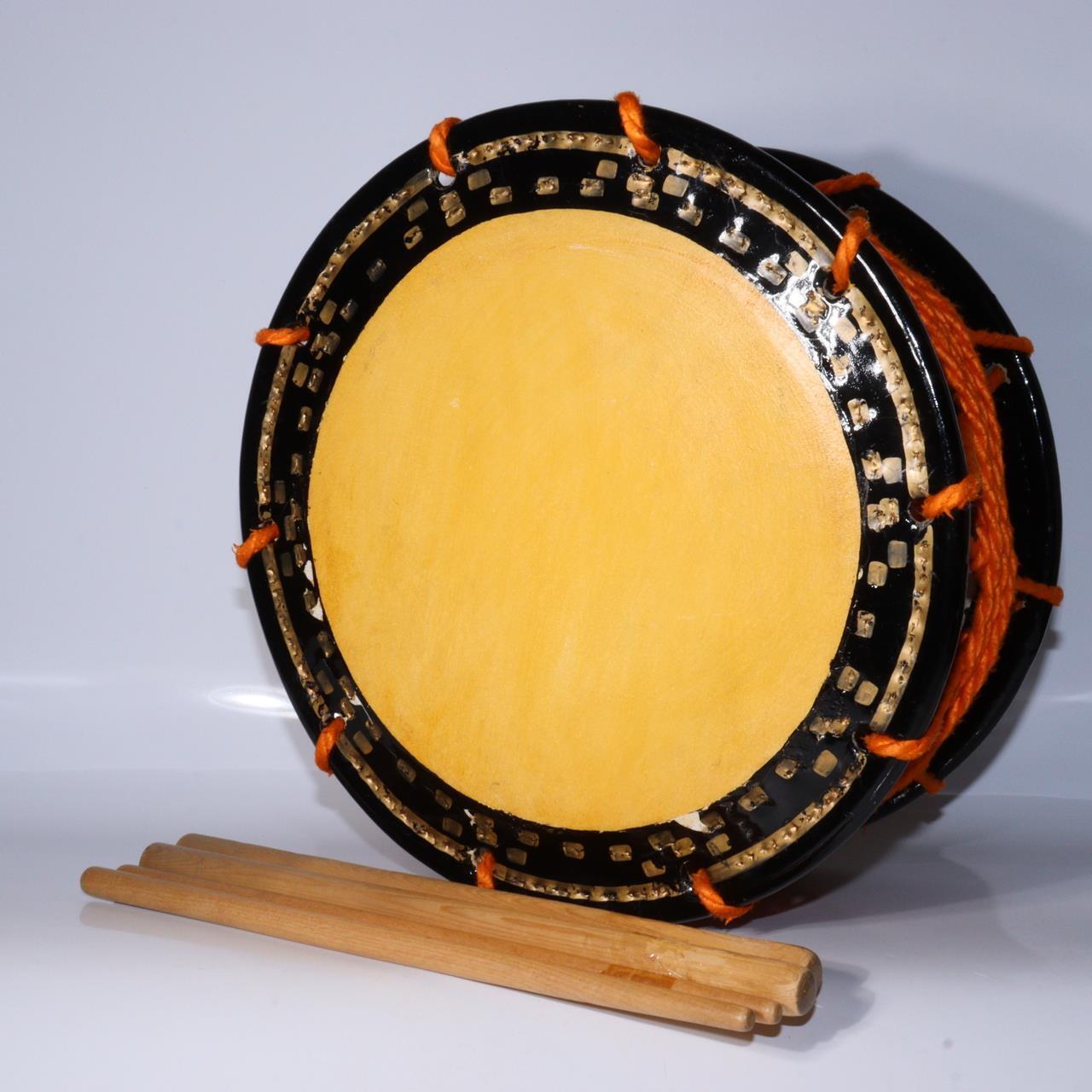 Japanese wooden Wadaiko drum Shime Daiko Taiko Matsuri Noh kyogen minyo WD29