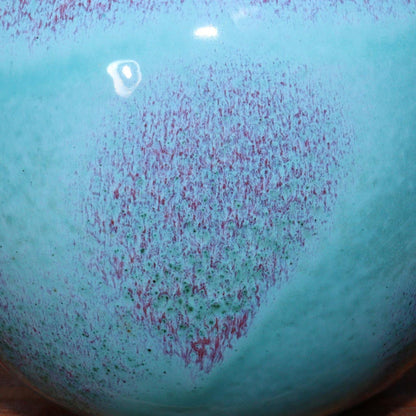 Hitoshi Nakajima Japanese jade glaze vase signed porcelain ceramic w box PV218