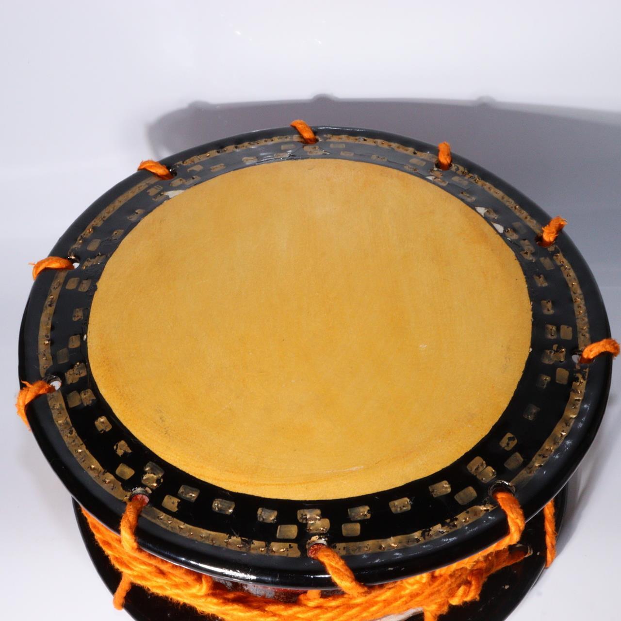 Japanese wooden Wadaiko drum Shime Daiko Taiko Matsuri Noh kyogen minyo WD29