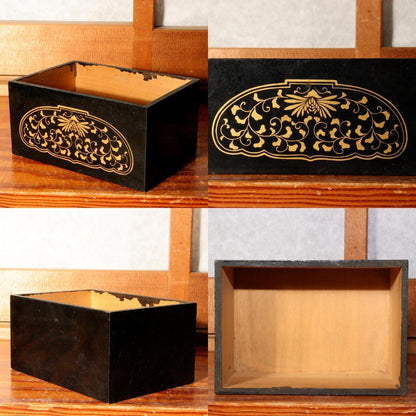 Japanese Antique wooden Tabacco bon Tonyabon Hibachi drawer British Navy WO281