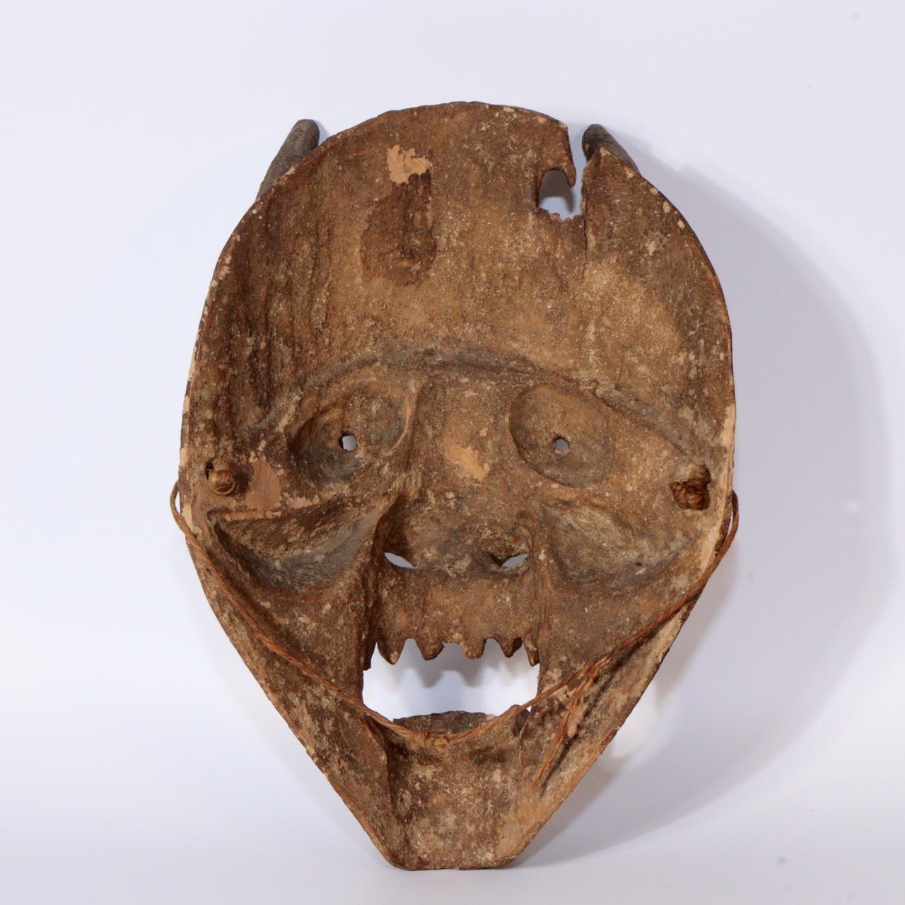 Antique Japanese Noh Hannya Masks - Exquisite Hand-Carved Detail Demon Oni