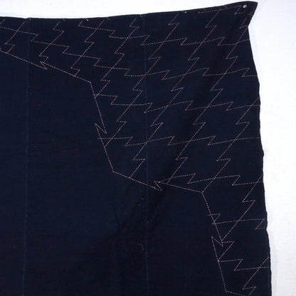 Japanese Antique Sashiko Fabric Aizome Furoshiki embroidery Boro Kire BRKW119-2