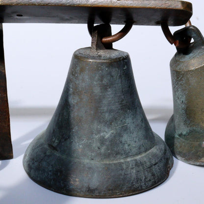 Japanese Antique Bronze small bell Temple Buddhist BOS832