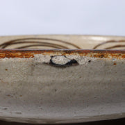 Japanese Antique Ko Seto ware Umanome Zara Horse eye plate Porcelain Edo PCP226