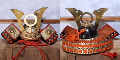 Samurai Seven Kabuto Helmets armour samurai ornament Japanese Kato Icchu VG322