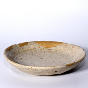 Japanese Antique Shino ware small plate Pottery Ceramic Early Edo Period