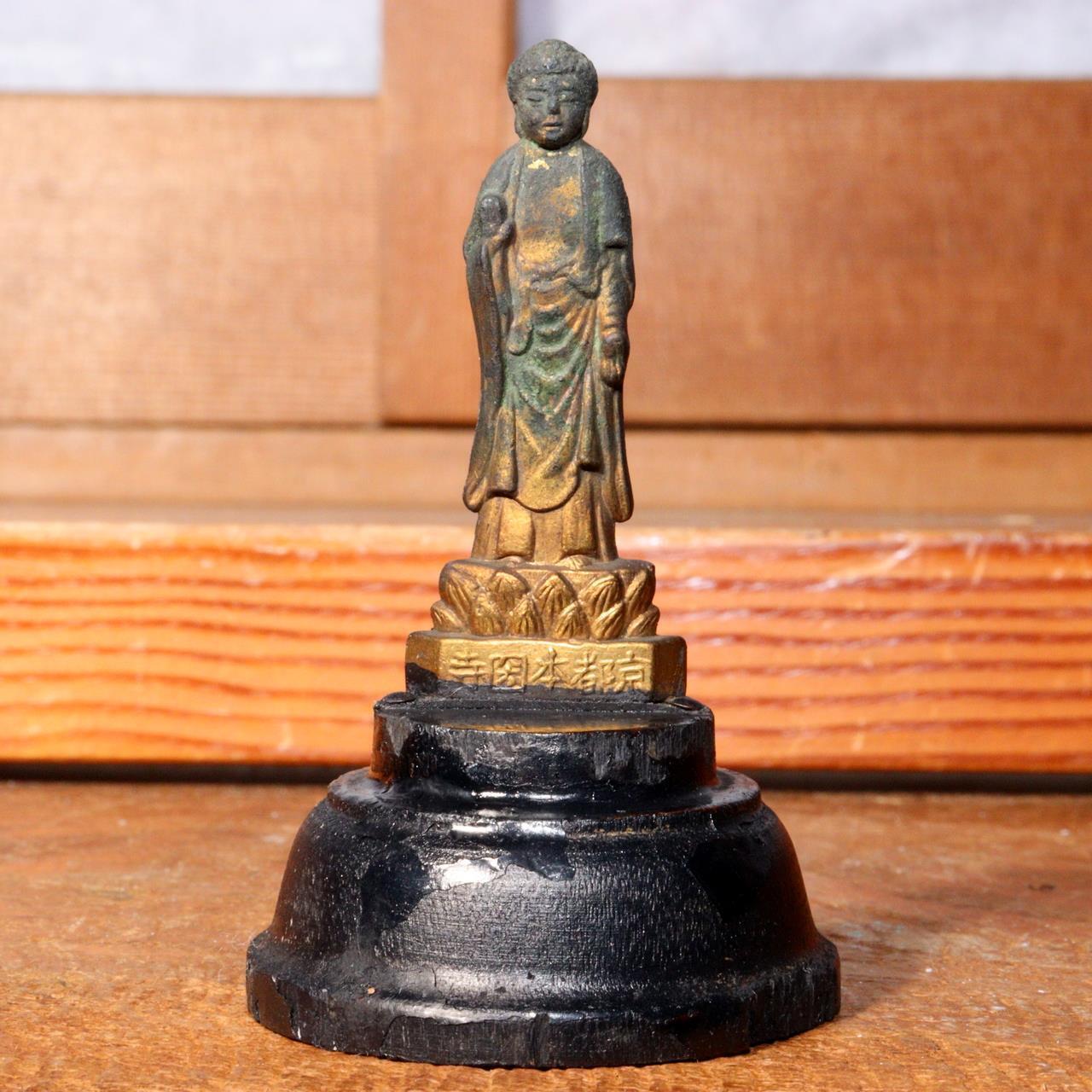 Japanese Seven Items  Antique Bronze Buddhism Buddha statue etc BOS825