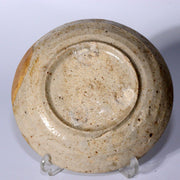 Japanese Antique Shino ware small plate Pottery Ceramic Early Edo Period