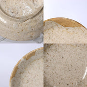 Japanese Antique Shino ware small plate Pottery Ceramic Early Edo Period