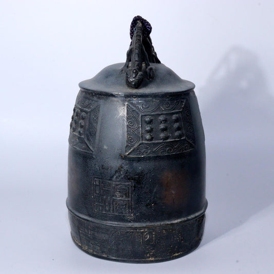 Japanese Vintage Bronze Hanging bell Temple Buddhist BOS867 -2