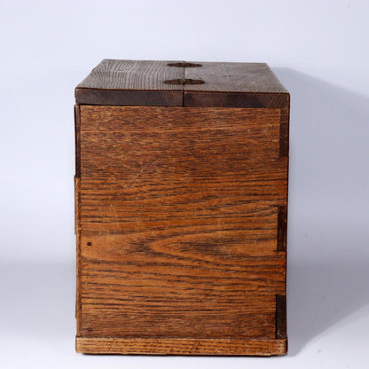 Japanese Wooden Sewing box Haribako Tansu Chest Accessory case WBX268