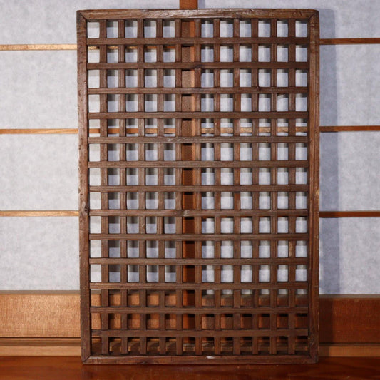 Japanese Vintage Tsuitate Wooden Screen Wood frame WO265