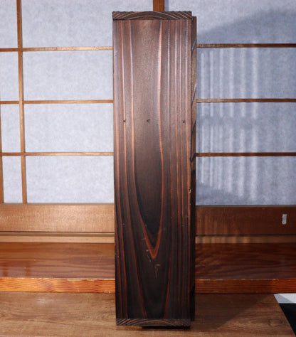 Japanese wooden decorative Shelf Soba choko display board stand WO311 -1