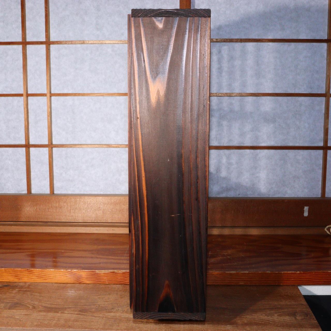 Japanese wooden decorative Shelf Soba choko display board stand WO311 -1