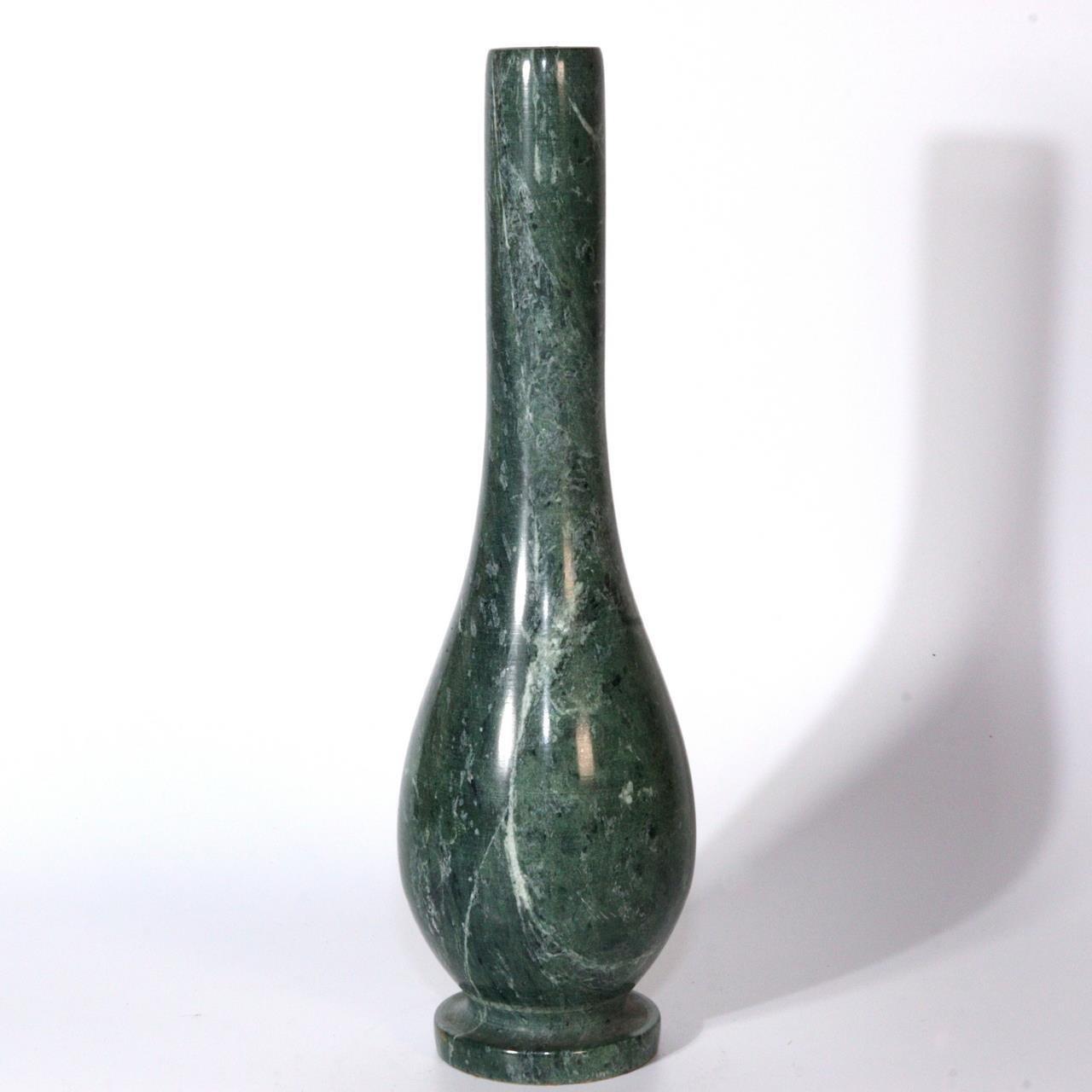 Japanese stone vase with a bronze - like appearance BV561