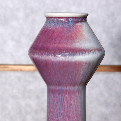 Japanese Glaze Flower vase Matsuyama Gaei porcelain vase signed w / box PV224