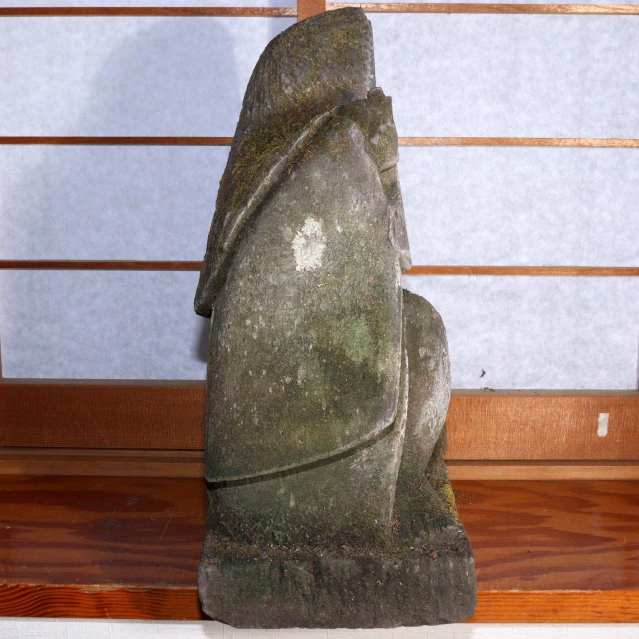 Japanese Antique Stone Buddha Dosojin Garden Ornament Seki butsu SDB110