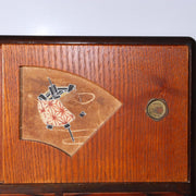 Vintage Japanese style Storage Box Drawers Sliding Doors Shelf Drawer WBX254